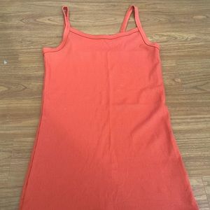 Orange tank top